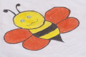 النحلة - رسم : عادل توفيق